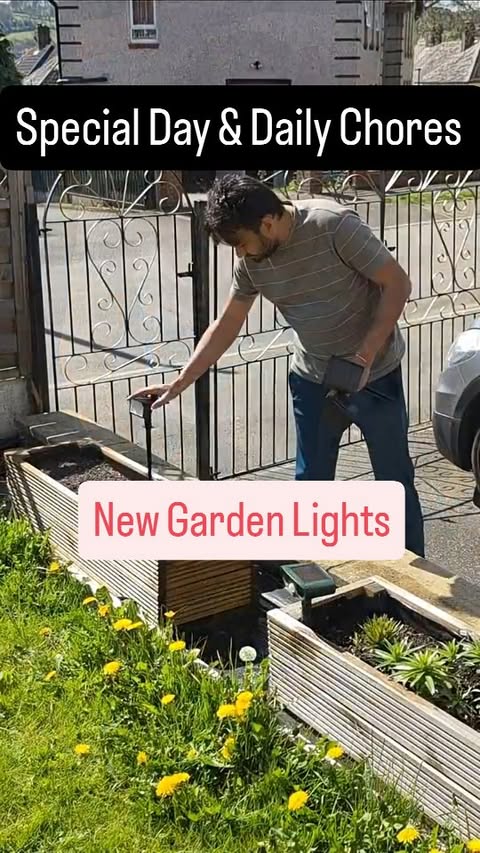 Instagram post by @deepsallinonechannel for Ollny Official. Caption reads: Day In A Life Of Indian Homemaker In UK Garden....