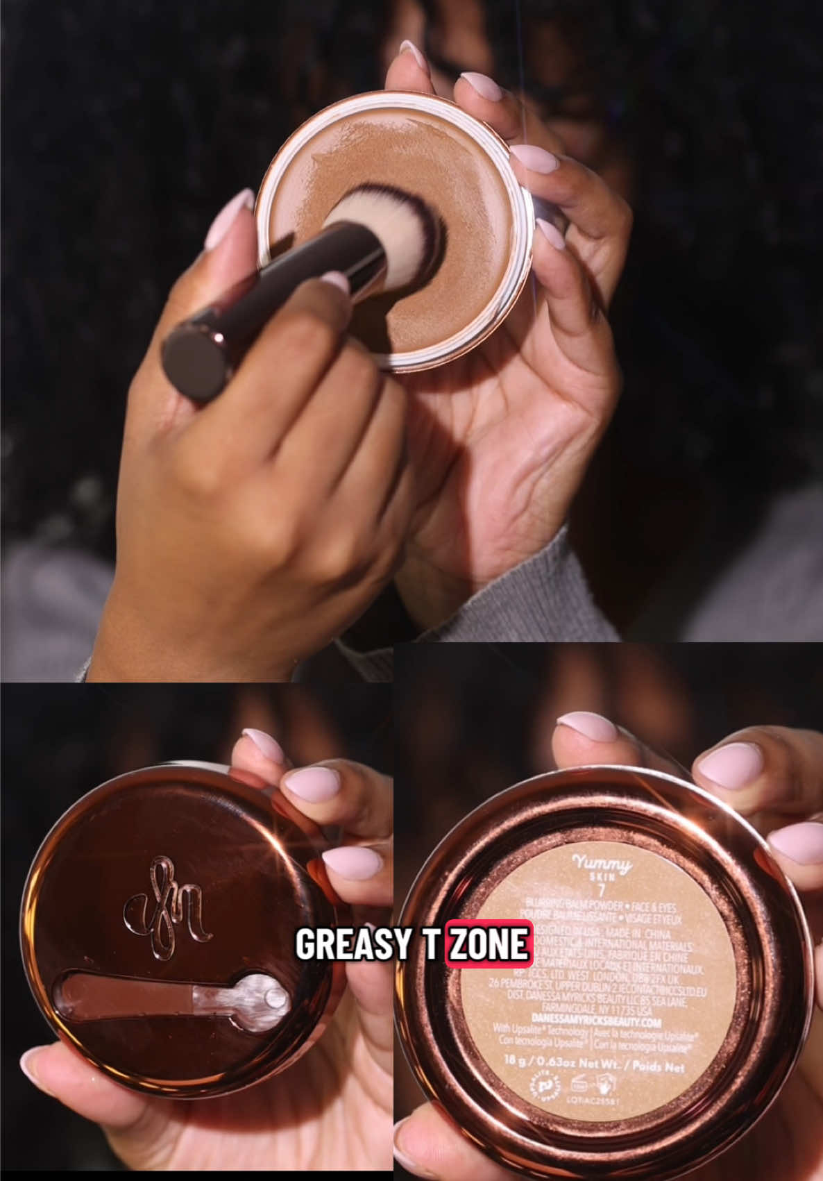TikTok post by @ruthyandthebrain for Danessa Myricks Beauty. Caption reads: [...] receipts, I’ve been using the....