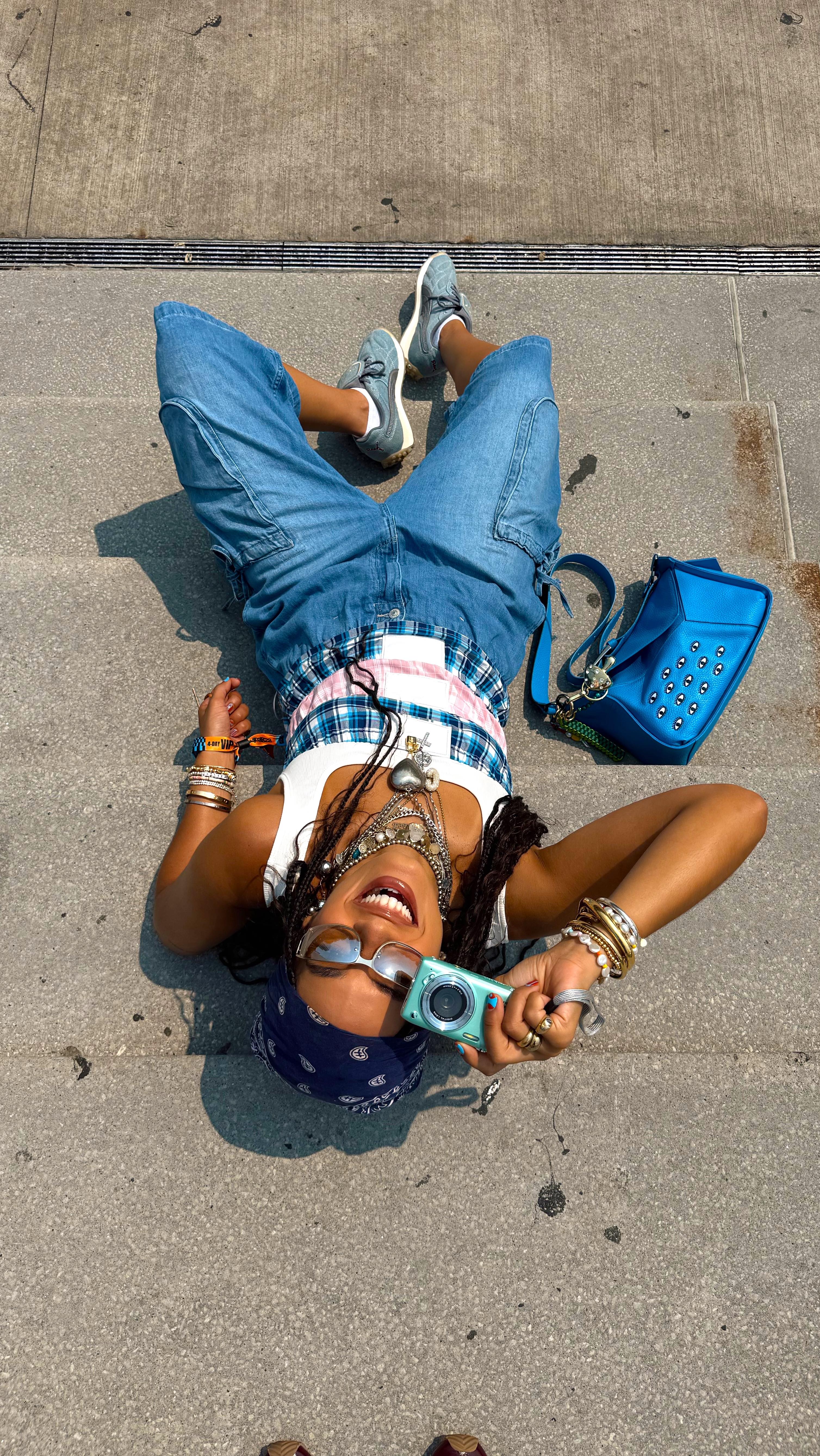 Instagram post by @chelseaasoflate for Bacardi. Caption reads: The festival gods delivered!🙌🏽

Hanging out at....