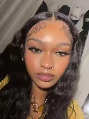 TikTok post by @meeeeyuhhh for Geeneiya Lashes. Caption reads: My fav lashes ever 😍@Geeneiya Lashes....