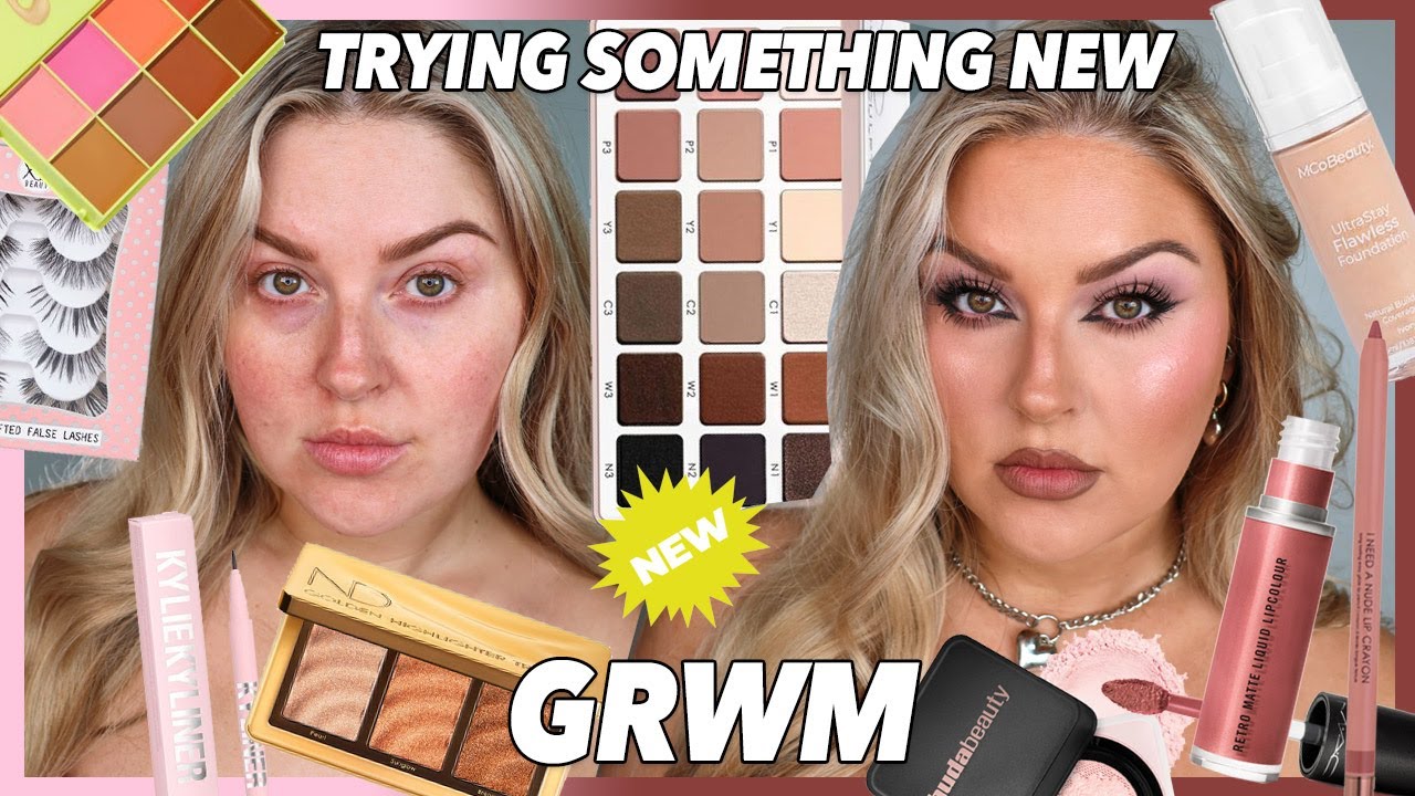 YouTube post by @shaaanxo for OFRA Cosmetics. Caption reads: trying a new look.... ❤️‍🔥 GLAM EYELINER GRWM....