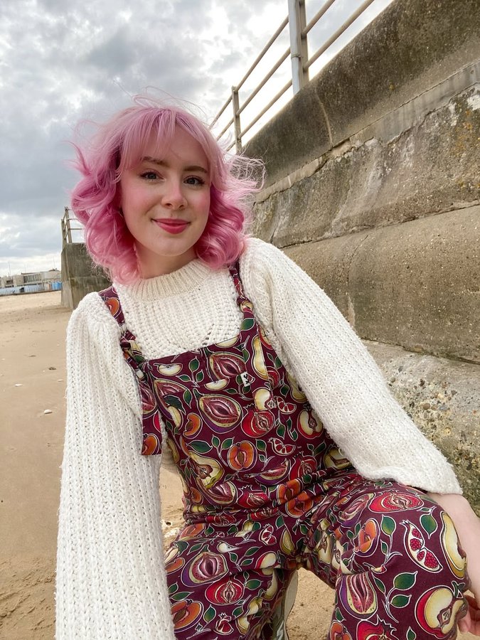 Instagram post by @itsmillyevans for Lucy & Yak. Caption reads: Let’s Talk About It 🎤

I’m @itsmillyevans, a s x....