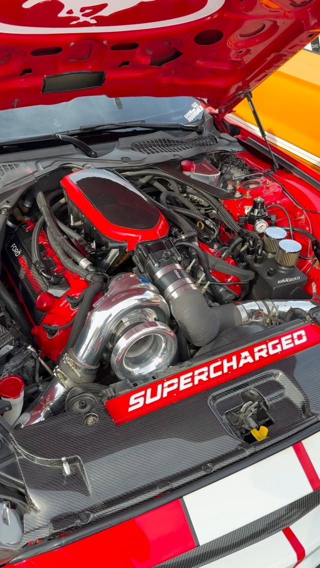 Instagram post by @juniorr_5.0 for Ford Performance. Caption reads: Release the Eagle 🦅....