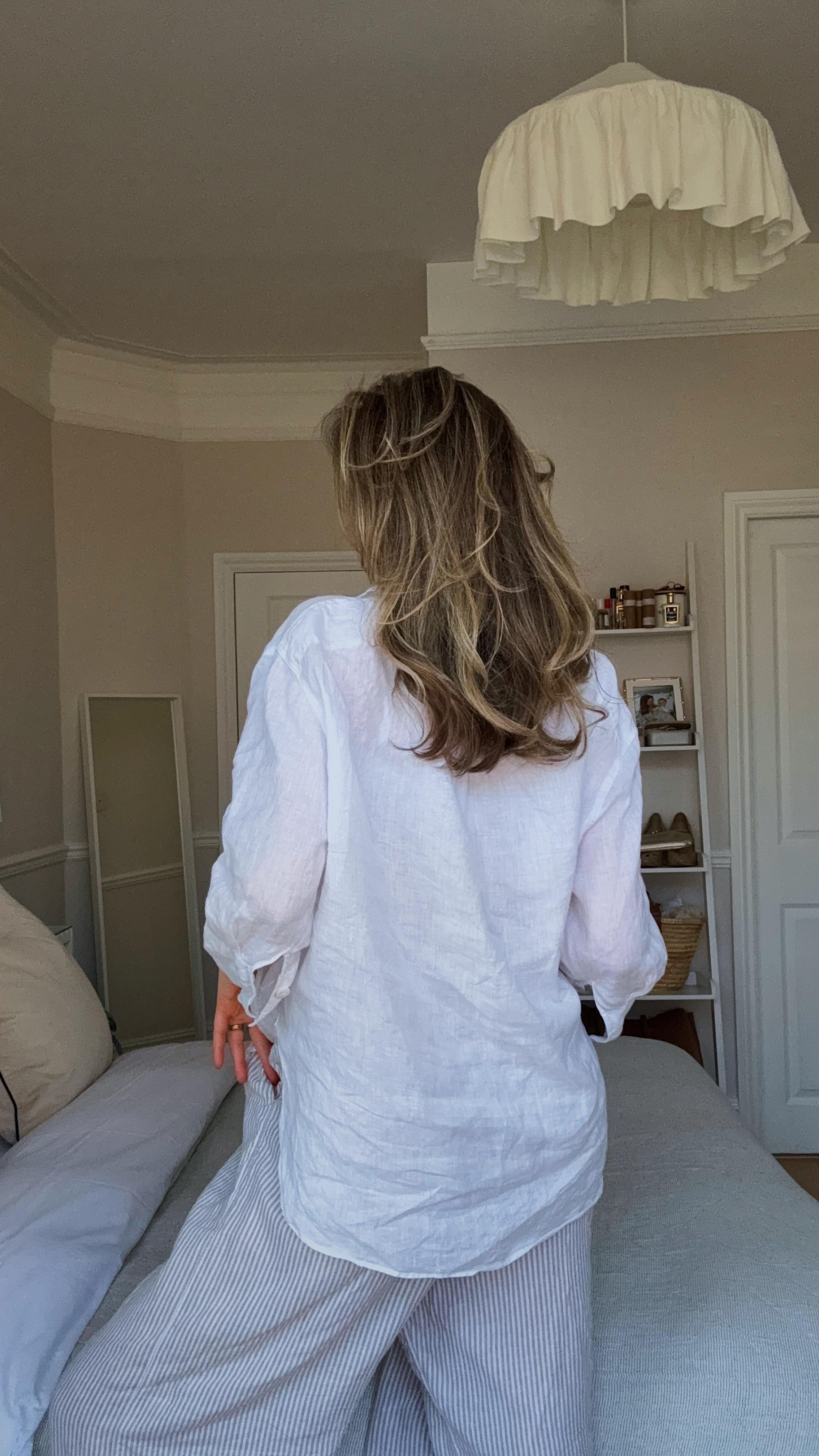 Instagram post by @saff_michaelis for Secret Linen Store. Caption reads: Bedroom Refresh & Tour! 🛌 

I get asked so many....