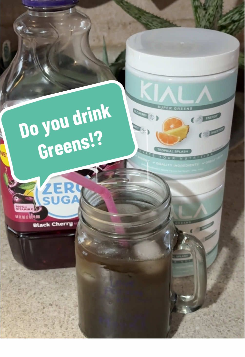 TikTok post by @ashleynicole31516 for KIALA NUTRITION. Caption reads: If anybody is struggling with stomach issues-....