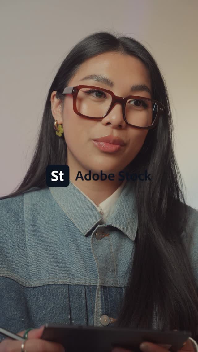 Instagram post by @gabbbyle for Adobe Stock. Caption reads: Step behind the scenes of my micro film “Intrusive....