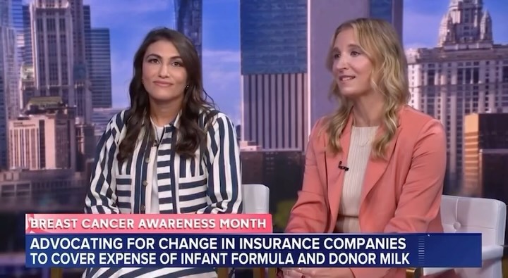 Instagram post by @the_breasties for Bobbie. Caption reads: Today marks the start of Breast Cancer Awareness....