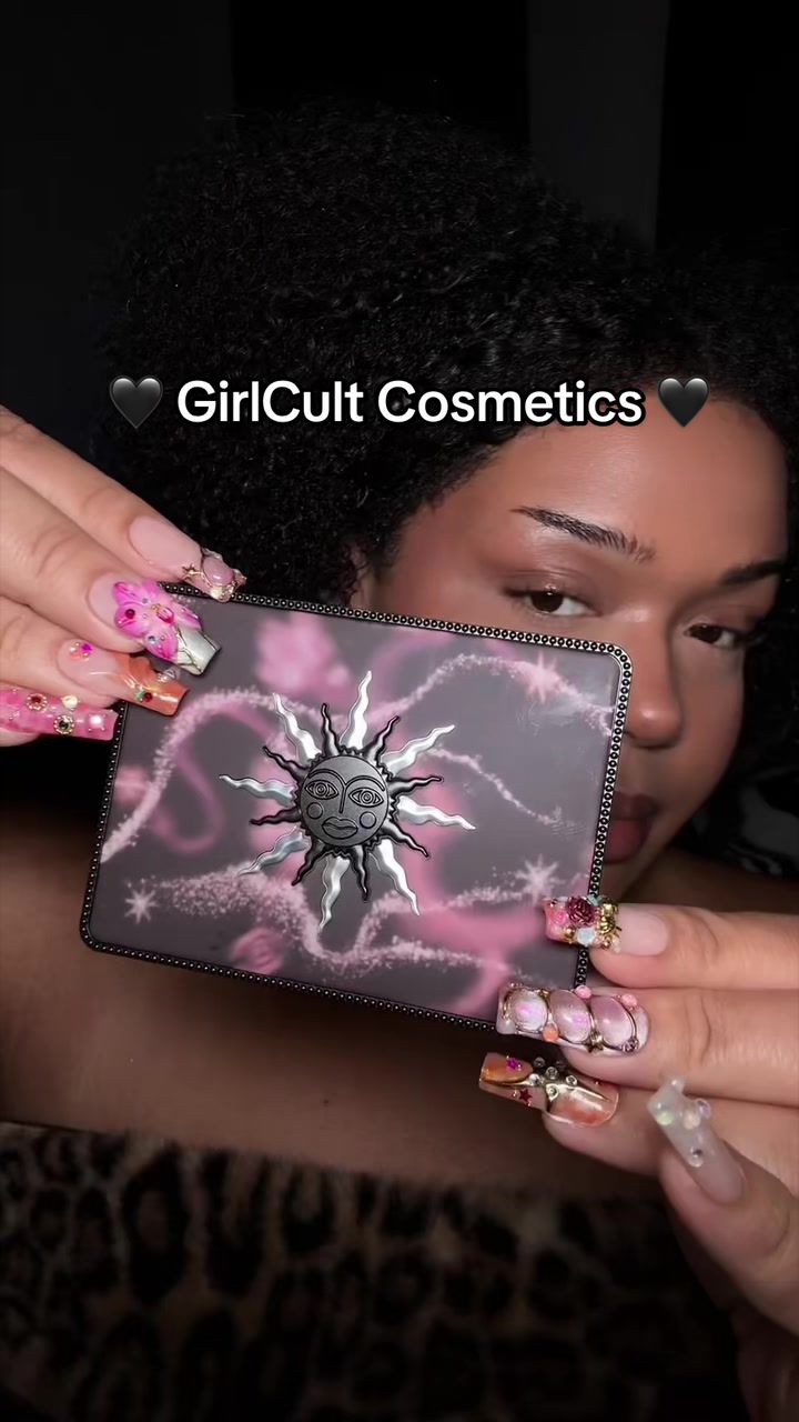 TikTok post by @h.o.n.e.yyyyyy for Girlcult Cosmetics. Caption reads: [...] for the packaging?!! 🗣️🗣️....
