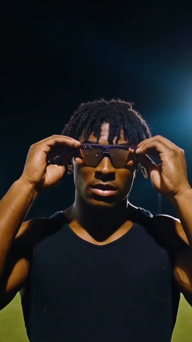 Instagram post by @princemalbrue for Goodr. Caption reads: When the bright lights are on, @goodr is the real....