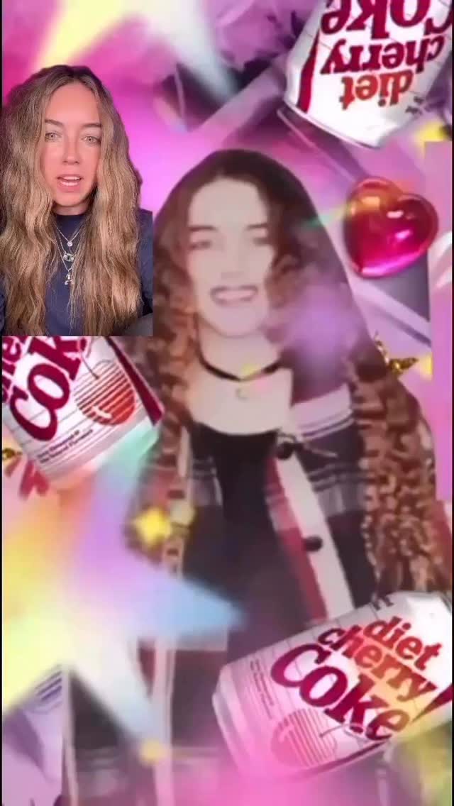 Instagram post by @lisapotterdixon for Diet Coke. Caption reads: #AD 90’s nostalgia at its finest!! Diet Cherry....