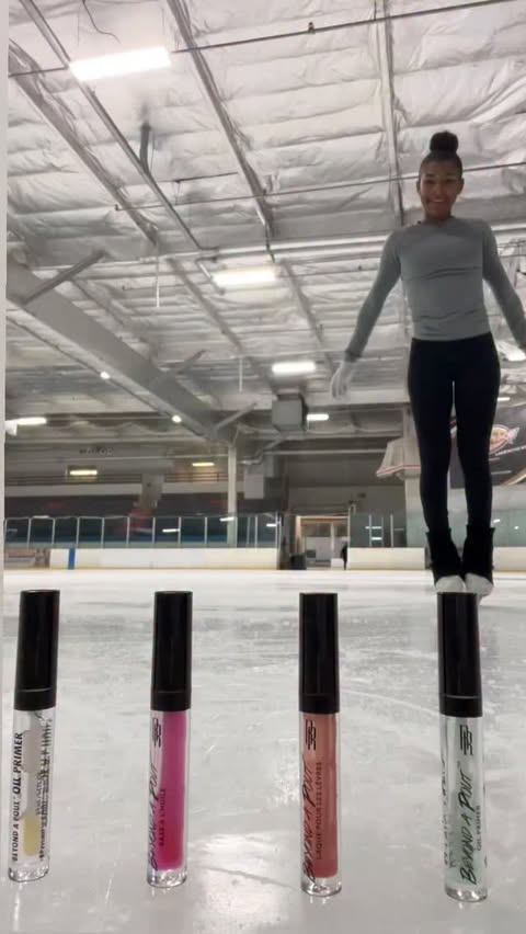 Instagram post by @starrandrews for Black Radiance Beauty. Caption reads: [...] I’m not standing on it😘 • •....