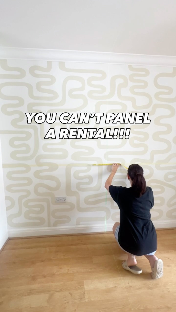 Instagram post by @bangonstyle for Little Greene. Caption reads: Would you call this renter-friendly? In my....