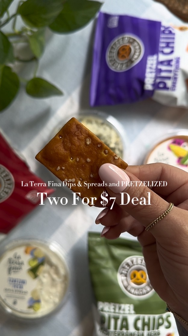 Instagram post by @lauren_in_louisville for Kroger. Caption reads: Mix & Match $7 summer deal! All @laterrafina Dips....