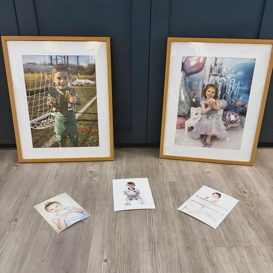 Instagram post by @parkerandlola_ for Optimalprint. Caption reads: [...] deserves to be celebrated ❤️ AD |....