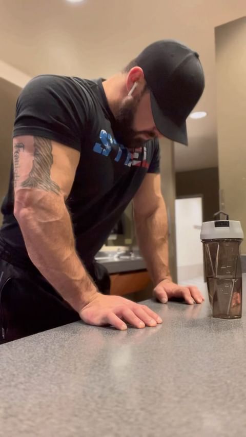 Instagram post by @dannybigaf for Steel Supplements. Caption reads: More than less I never have the Motivation to get....