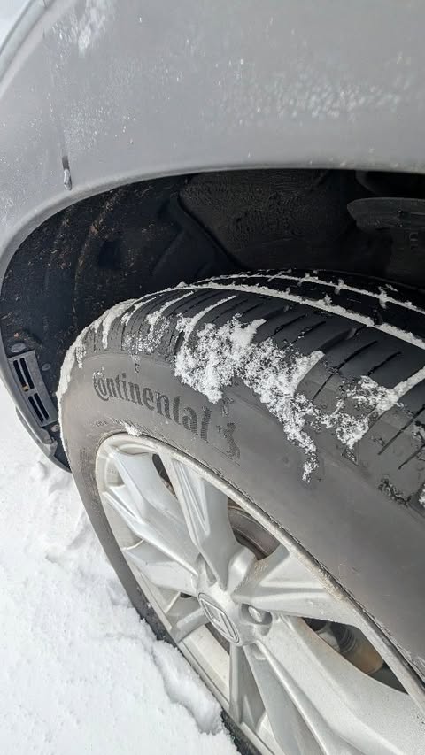 Instagram post by @nurse_shanz for Continental Tire. Caption reads: I may not have it all together… but my tires....