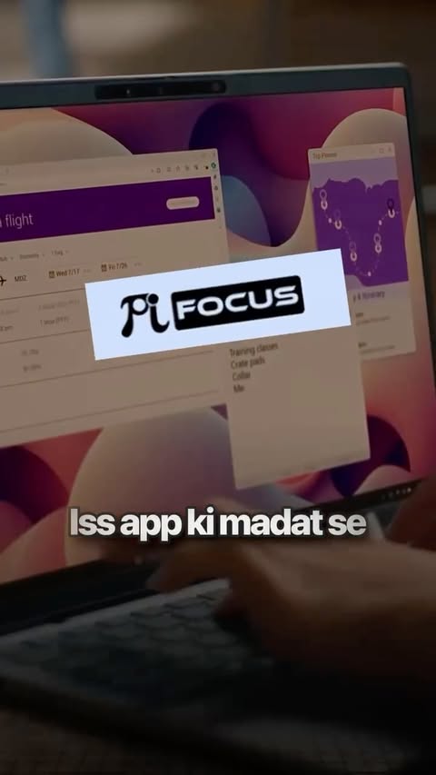 Instagram post by @sanidhya.ai for Intel. Caption reads: [...] with PW PiFocus on a Dell PC powered by....