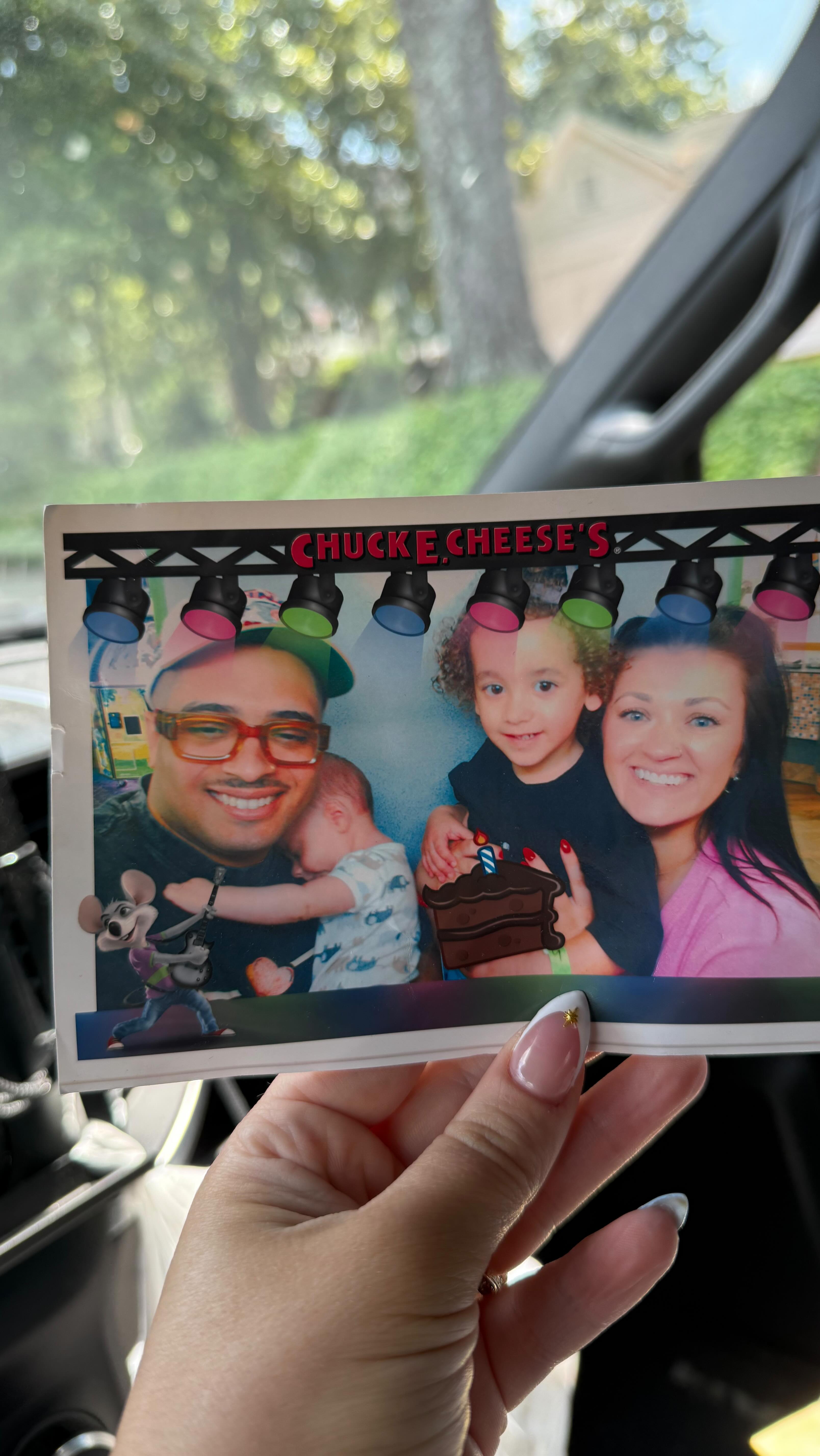 Instagram post by @marteinthemiddle for Chuck E. Cheese. Caption reads: Did you know Chuck E. Cheese offers Fun Passes....