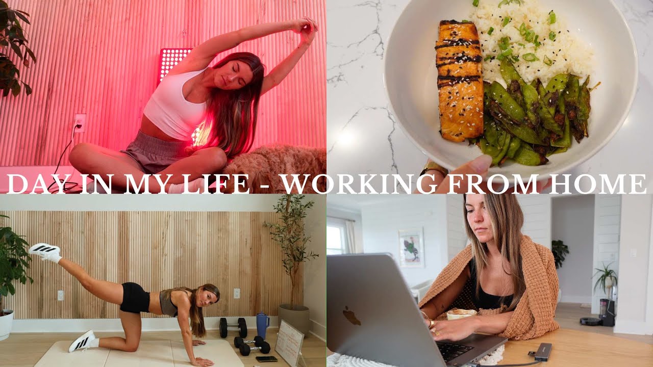 YouTube post by @brynleyjoyner for Honey Swim. Caption reads: DAY VLOG: my meals, working from home,....