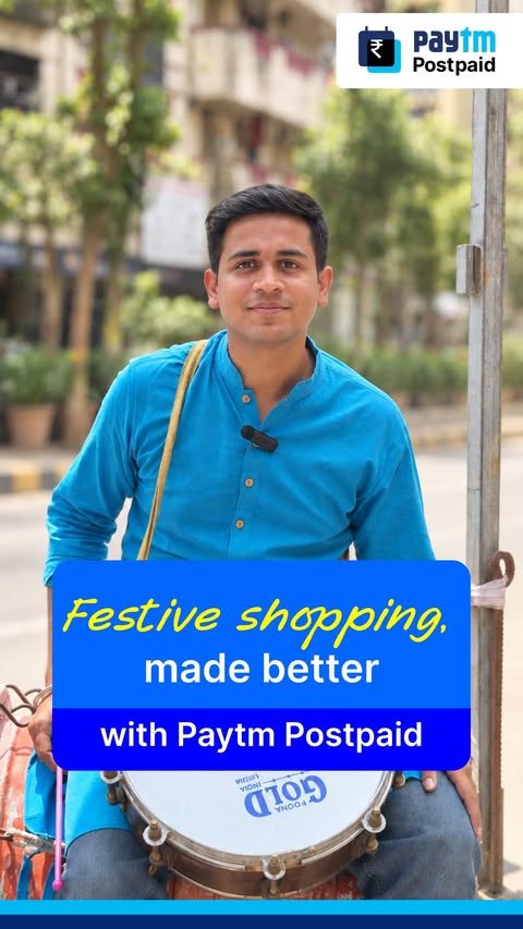 Instagram post by @arhamchordiaa for Paytm. Caption reads: [...] stop, and with up to ₹60,000 credit on Paytm....