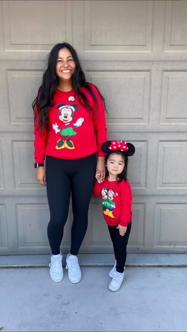 Instagram post by @dylnne for PatPat. Caption reads: The happiest holidays start with PatPat Disney....