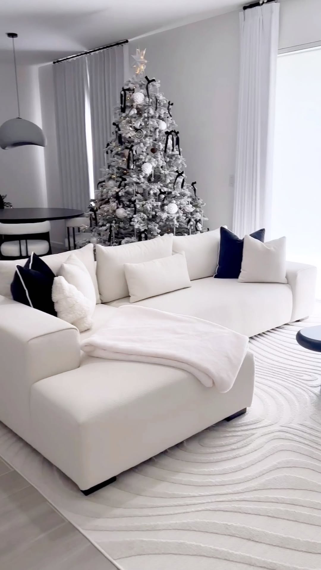 Instagram post by @marianneferminr for King of Christmas. Caption reads: My happy place || cozy views at home! 

• comment....
