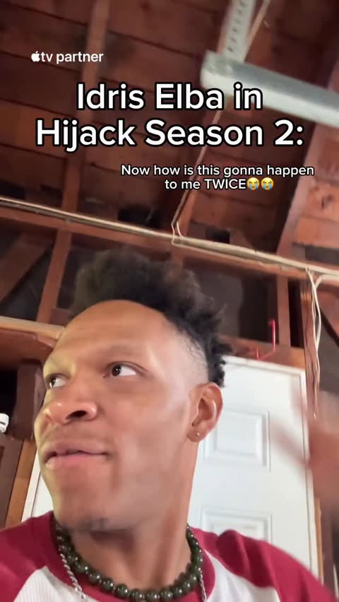 Instagram post by @zaydante for Apple TV. Caption reads: [...] & watch the new season of Hijack now!!....