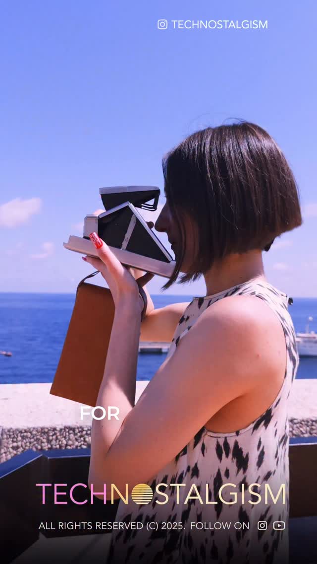 Instagram post by @technostalgism for Polaroid. Caption reads: 🆕 technostalgism.com/store
(link in bio)

The....