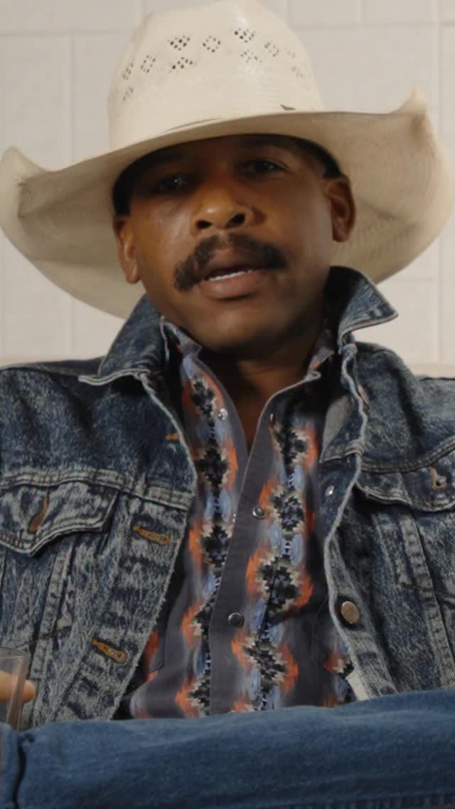 Instagram post by @pierrejwilson for Dan Post Boot Company. Caption reads: Pierre dives into what it truly means to live the....