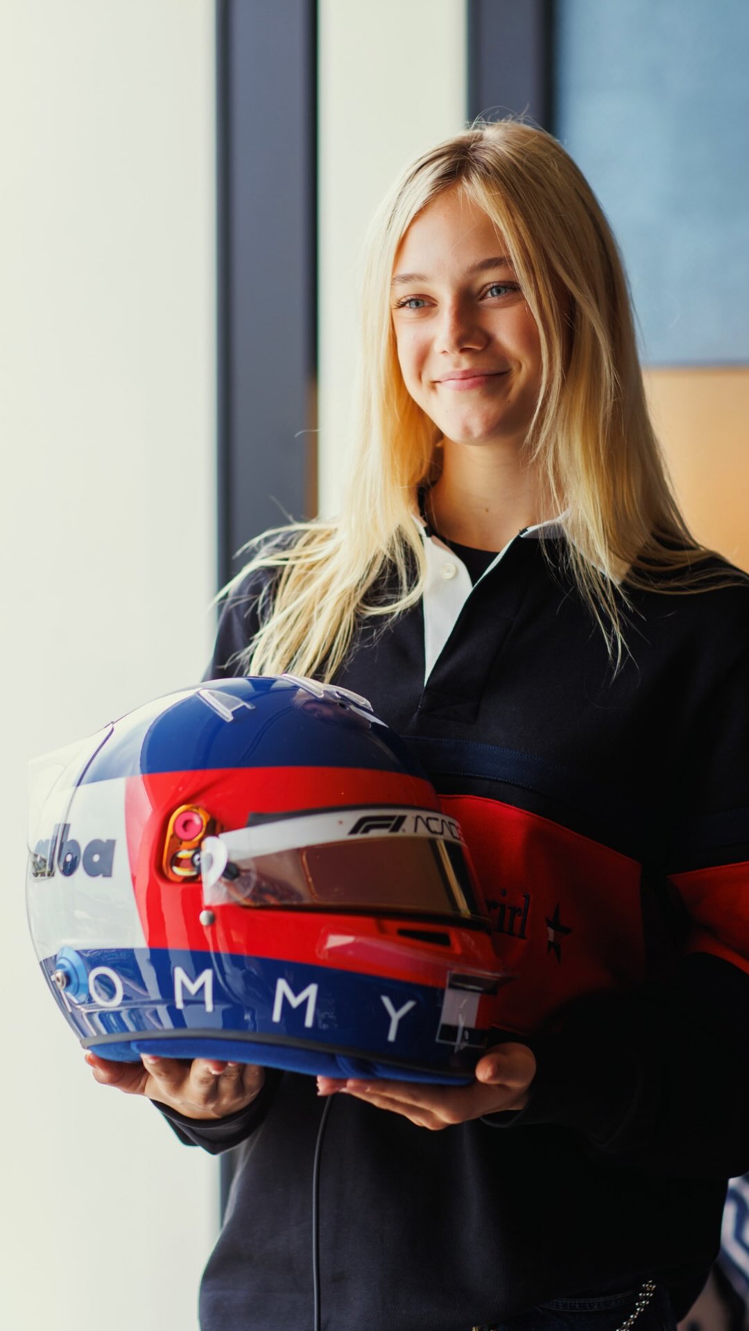 Instagram post by @alba.racing for Mandarin Oriental. Caption reads: It was a true pleasure to have the talented Alba....