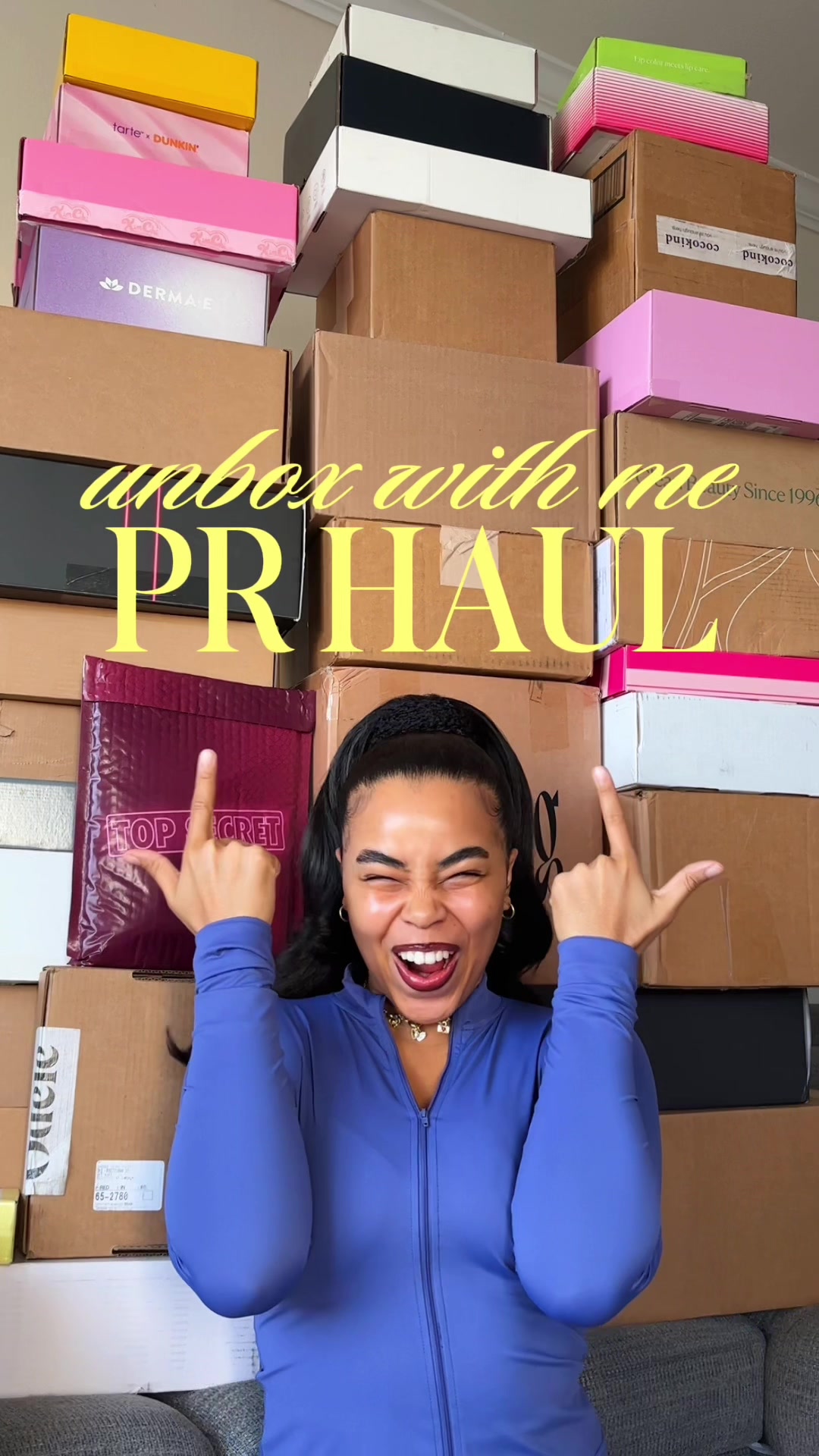 TikTok post by @sheree_denae for Cécred. Caption reads: [...] Cosmetics @Rare Beauty @Odele Beauty @CÉCRED....