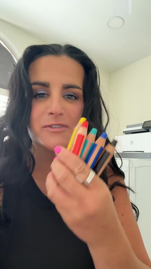 Instagram post by @heather_creative_lettering for STABILO. Caption reads: Wow! Linked in my Amazon. #dryerase #dryeraseboard....