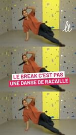 Instagram post by @bgirlcarlota for TOYOTA. Caption reads: On a rencontré la championne de breaking et....