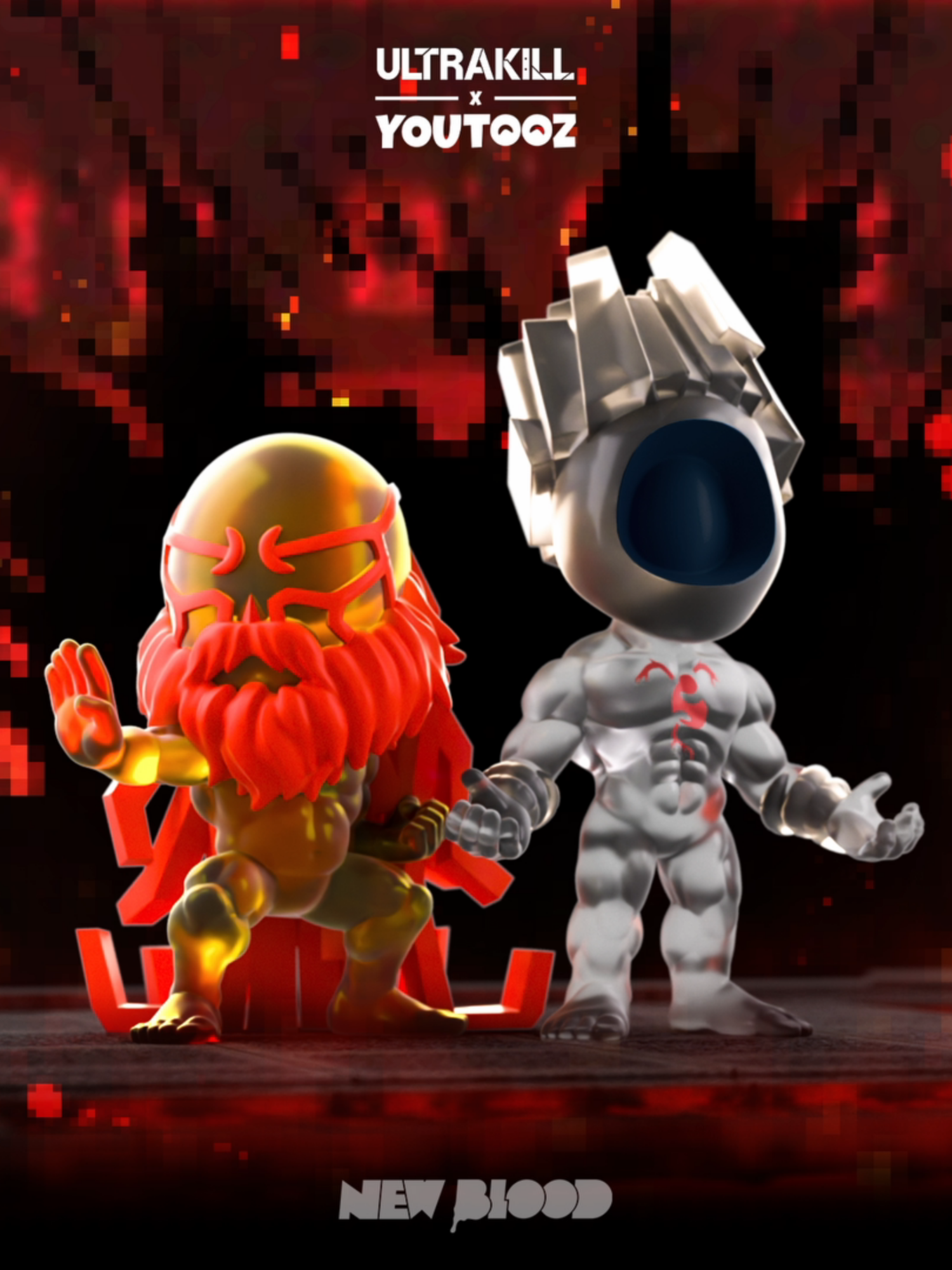 TikTok post by @weapogames for Youtooz. Caption reads: [...] your greatest adversaries are coming to....