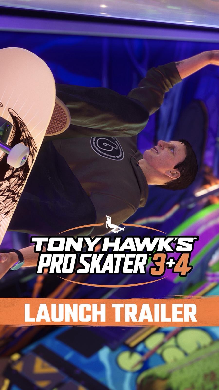 Instagram post by @leo_baker for Nike Skateboarding. Caption reads: OFFICIAL #THPS 3+4 LAUNCH TRAILER OUT NOW!! play....