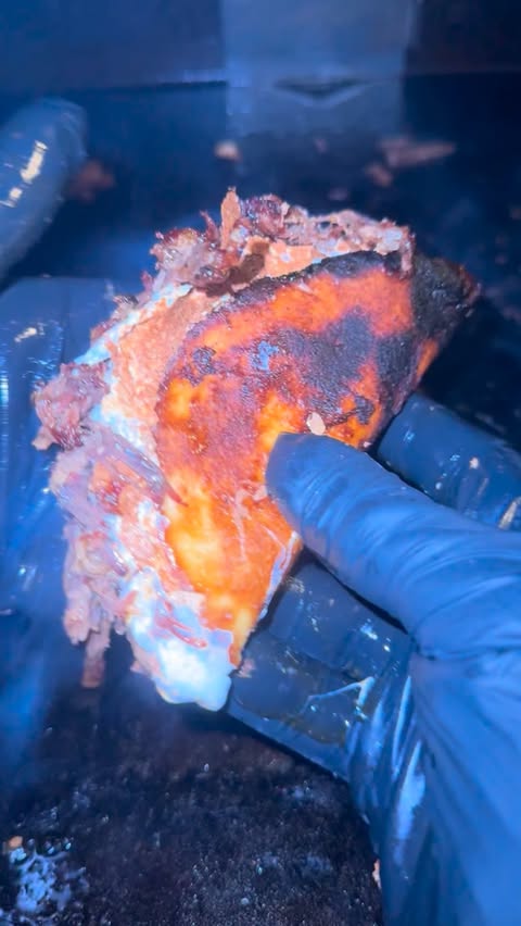 Instagram post by @baileysbackyardbbq for GoodLife Proteins. Caption reads: Birria tacos on the Blackstone… crispy edges,....