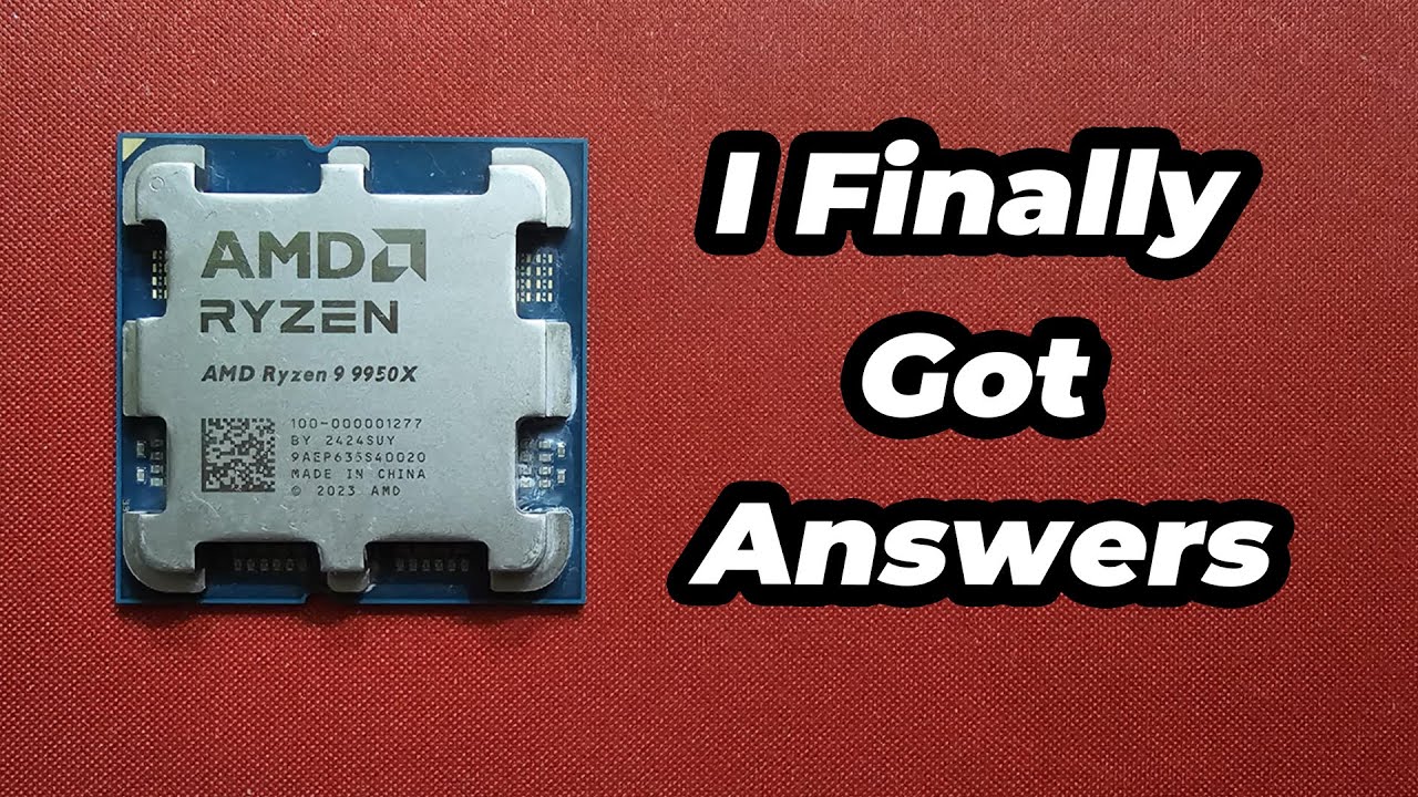 YouTube post by @techyescity for Redbubble. Caption reads: ASRock answered me why Ryzen 9000 CPUs are dying....