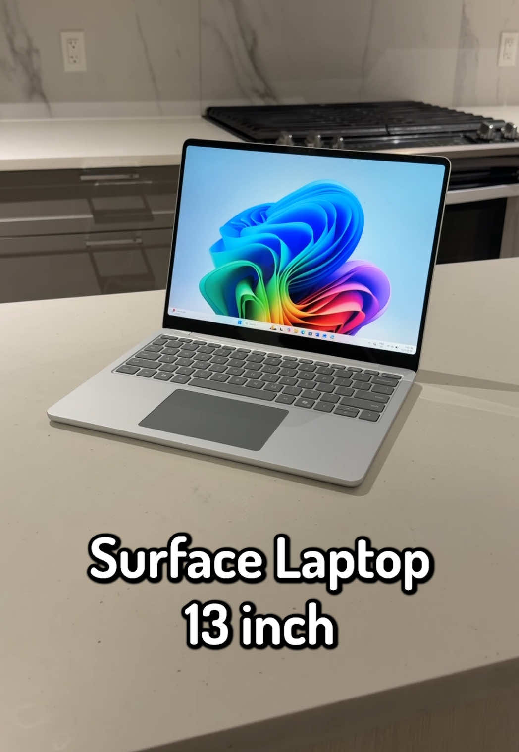 TikTok post by @techjoyce for Microsoft Surface. Caption reads: #SurfacePartner cook joyce🔥get your @Microsoft....