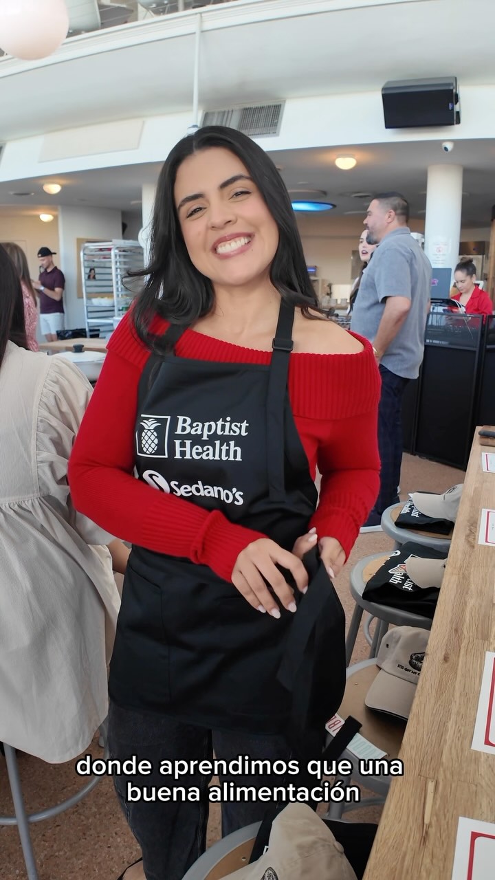 Instagram post by @gabycastellarr for Baptist Health. Caption reads: #Ad Febrero es el #AmericanHeartMonth ❤️ y qué....
