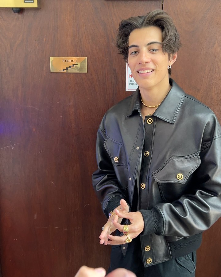 Instagram post by @markie for The Boys. Caption reads: Was out with my boys in London for @theboystv....