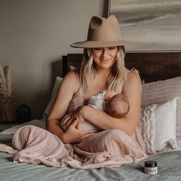 Instagram post by @hayles.robinson for Motherlove Herbal Company. Caption reads: I don’t cry over spilled milk, unless it’s breast....