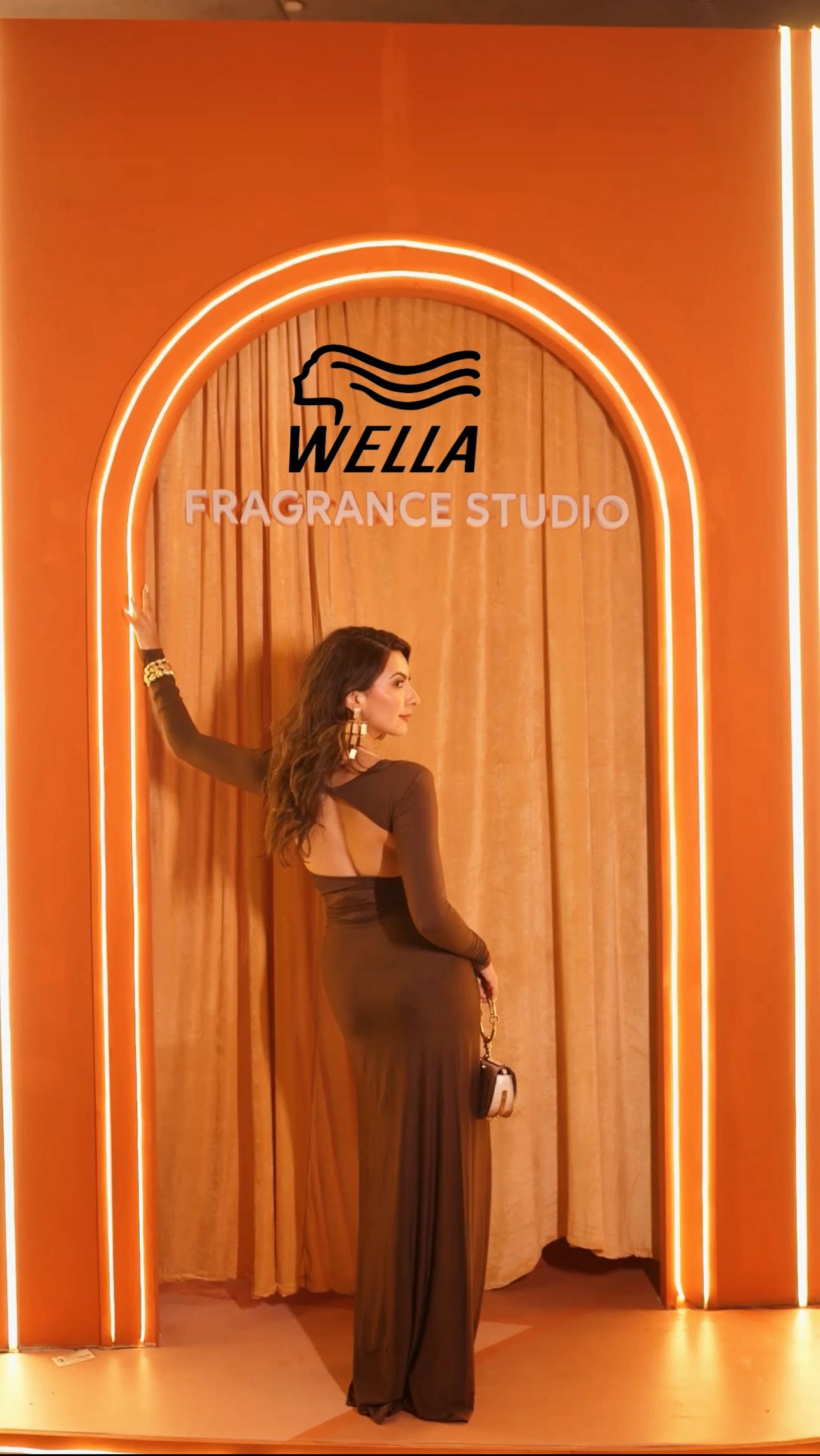 Instagram post by @nikimehra for Wella. Caption reads: @wellaindia invited me to the coolest launch of....