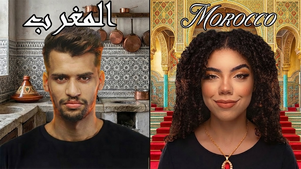 YouTube post by @Lacurly for inDrive. Caption reads: Nhar 100DH vs Nhar 10 000DH (Maghrib vs Morocco).