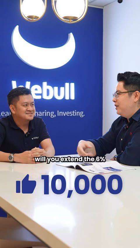 Instagram post by @ziet_invests for Webull. Caption reads: [...] Disclaimer: This content is sponsored by....