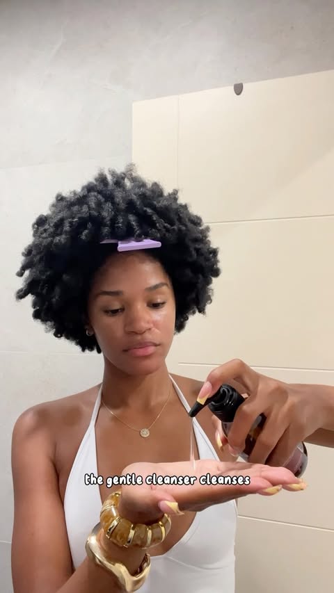 Instagram post by @ashxa_ for As I Am. Caption reads: my hair has been an @asiamnaturally girl for....