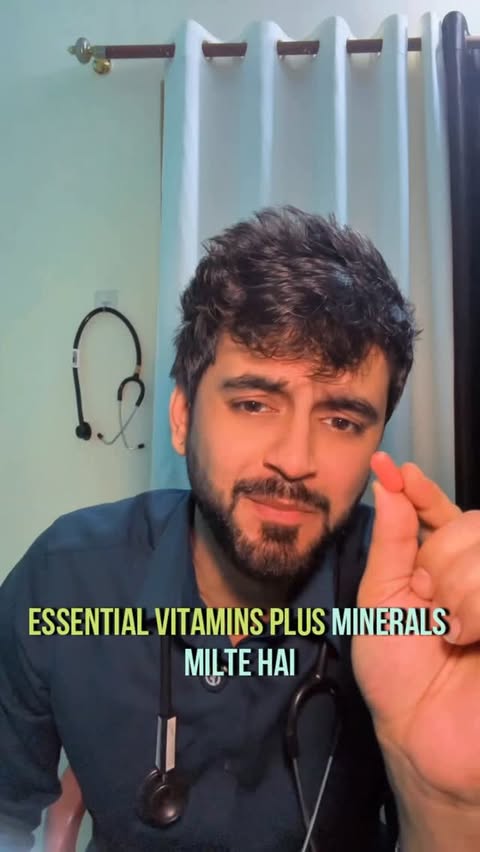 Instagram post by @dr.mannnthannn for HK Vitals. Caption reads: [...] ❌ Isiliye main prefer karta hoon HK Vitals....