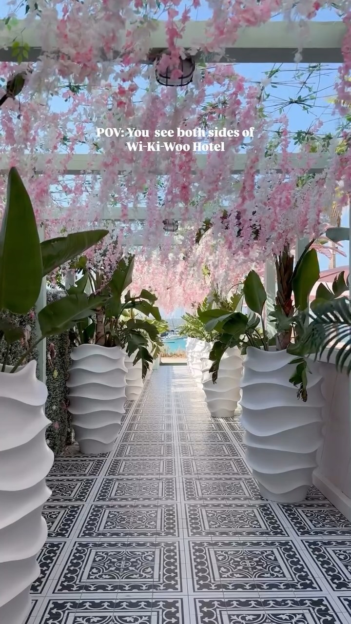 Instagram post by @wikiwoo_ibiza for Trending Travel. Caption reads: Days by the pool, nights on the dancefloor –....