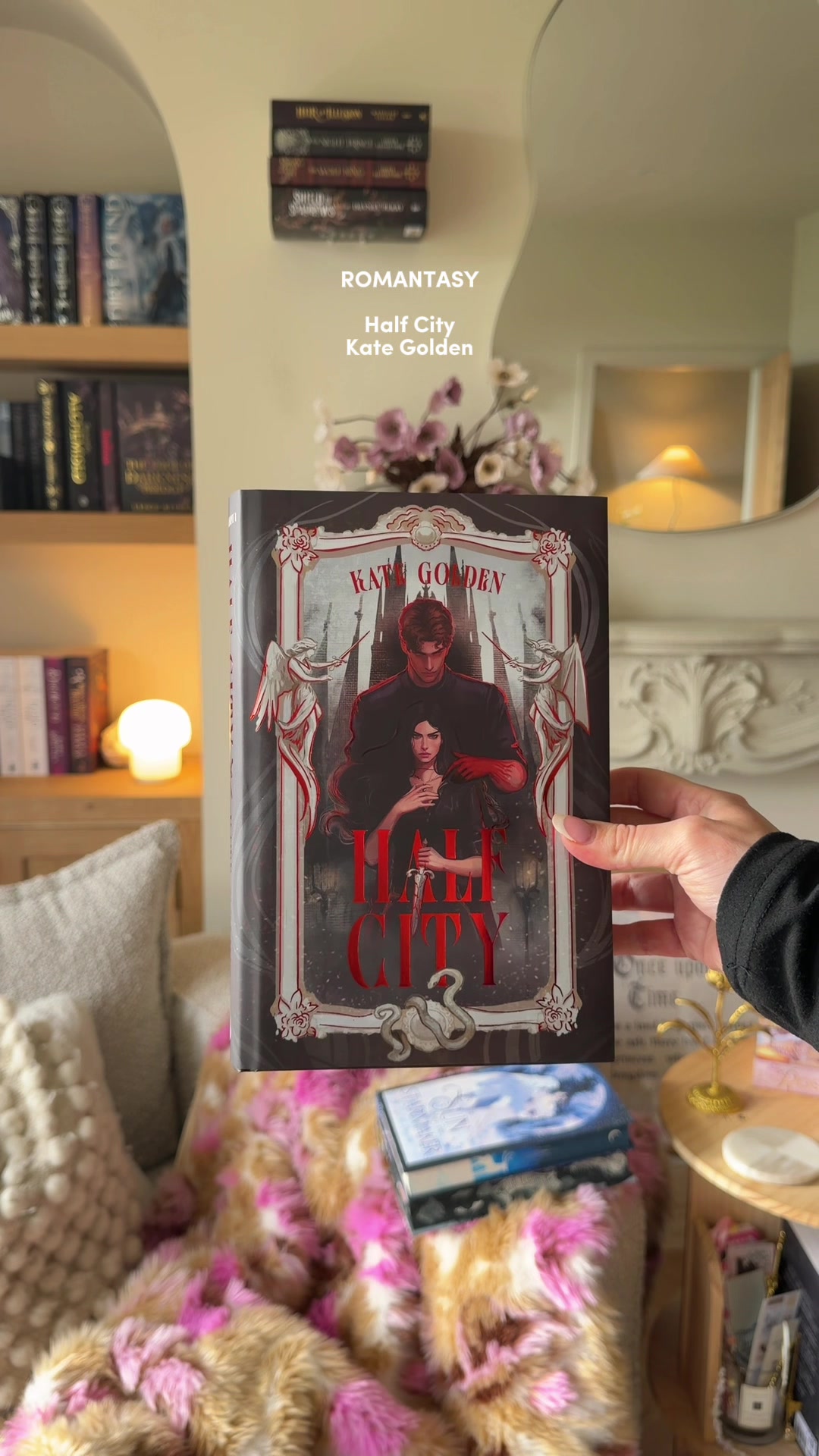 TikTok post by @_laurareads_ for FairyLoot. Caption reads: Unboxing my February @FairyLoot Romantasy, Adult &....