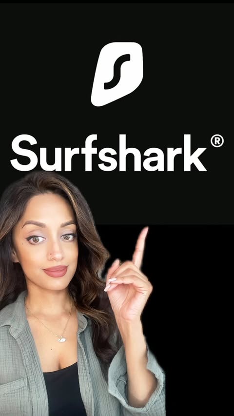 Instagram post by @kalpanapot for Surfshark. Caption reads: You can get 4 extra months of SurfShark by going....