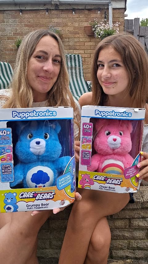 Instagram post by @gracesummerivyandmummy for Care Bears. Caption reads: [...] the cutest upgrade! Meet the brand-new Care....
